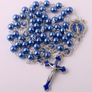 Rosary - deep blue