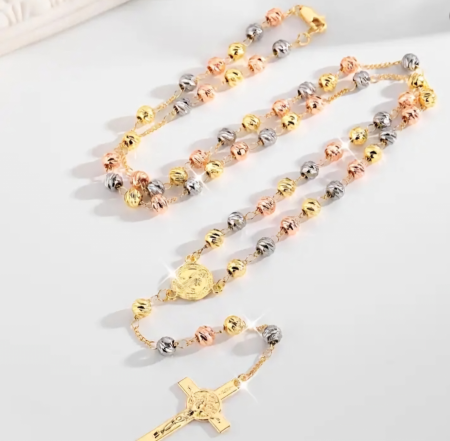 Rosary – tri-color